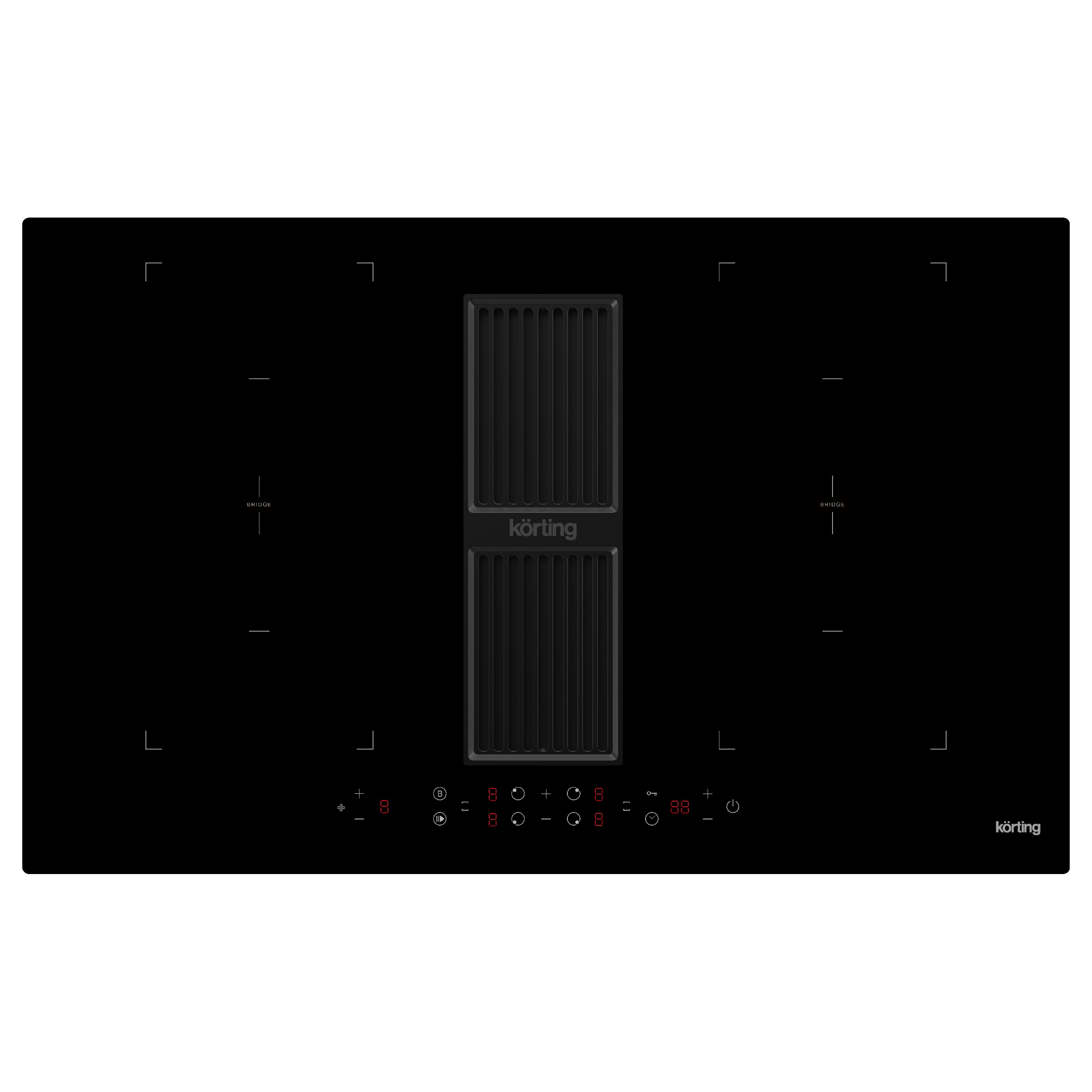 Индукционная варочная панель с интегрированной вытяжкой HIBH 84980 NB